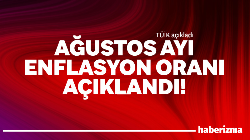 TÜİK ağustos ayı enflasyonunu açıkladı. Enflasyon aylık 2,04 olurken yıllık