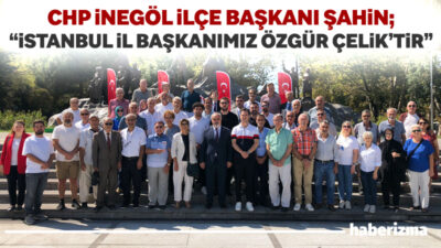 Cumhuriyet Halk Partisi’nin 102. kuruluş yıl dönümü dolayısıyla İnegöl’de Atatürk