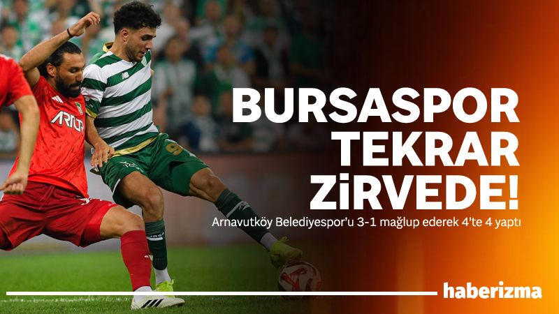 Bursaspor, Nesine 2. Lig Kırmızı Grup’ta Arnavutköy Belediyespor’u 3-1 mağlup
