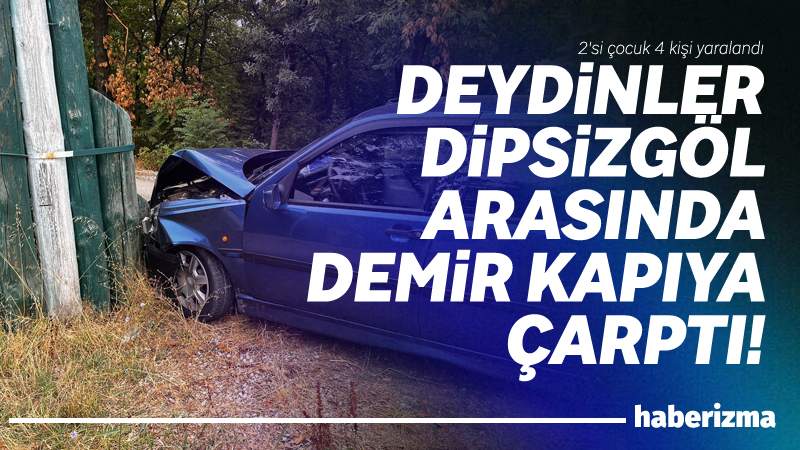 Bursa’nın İnegöl ilçesinde meydana gelen kazada kontrolden çıkan otomobil kafenin