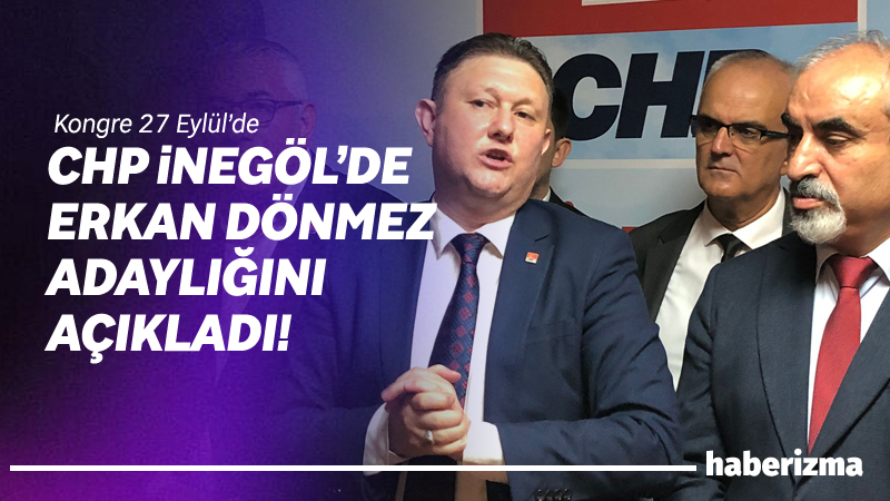 Cumhuriyet Halk Partisi İnegöl İlçe Başkanlığı için yaklaşan 39. Olağan