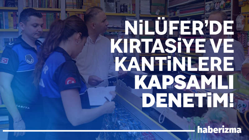 Nilüfer Belediyesi Zabıta Müdürlüğü ile Ruhsat ve Denetim Müdürlüğü ekipleri,