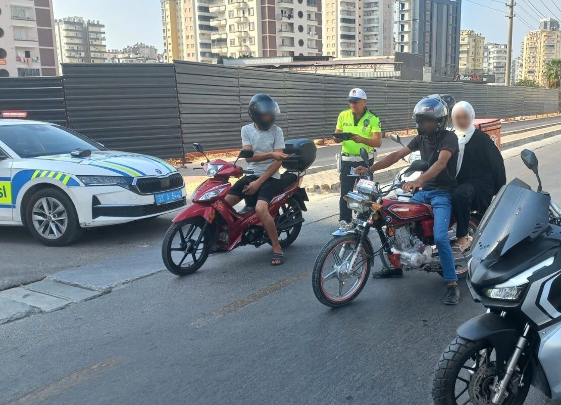 Mersin polisinin bu yılın 8 ayında yaptığı denetimlerde 1 milyon