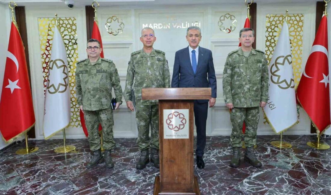 2. Ordu Komutanı Korgeneral Zorlu Topaloğlu, Mardin Valisi ve Büyükşehir