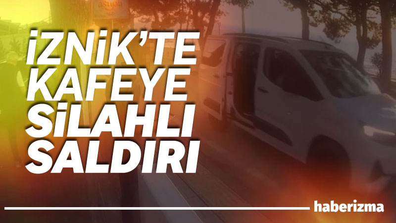 Bursa’nın İznik ilçesinde hareket halindeki bir ticari otomobilden sahil yolu