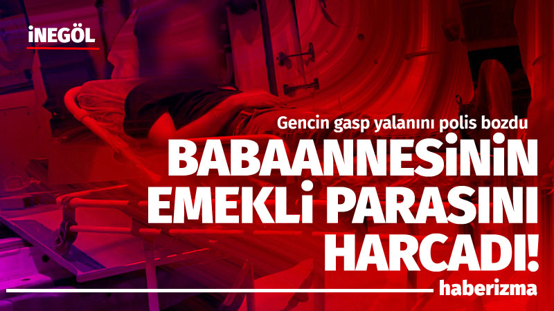 Bursa’nın İnegöl ilçesinde yaşanan olayda, babaannesinin emekli maaşını çektikten sonra