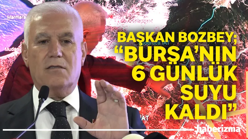 Yaşanan kuraklık ve su kaynaklarının kurumaya başlamasını üzülerek dile getiren