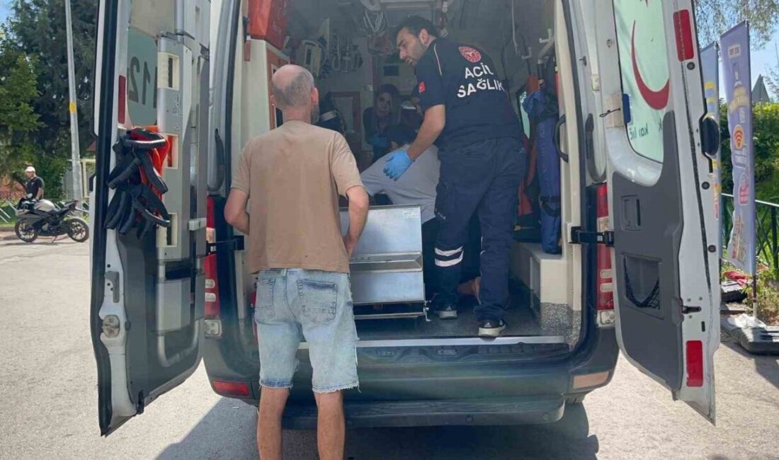 Eskişehir’de 2’nci kattan market tentesine ardından da yere düşen 42