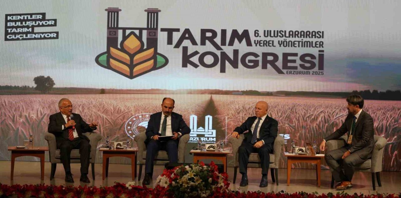 6. Uluslararası Yerel Yönetimler Tarım Kongresi, Erzurum’da başladı. Kongrede, helal