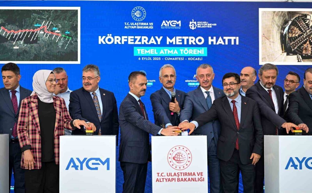 Kocaeli’de 77 milyar TL yatırım bedeliyle hayata geçirilen Körfezray Metro