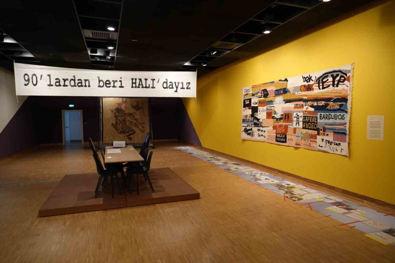 Garanti BBVA tarafından kurulan Salt’ın yeni sergisi “90’lardan Beri Halı’dayız”