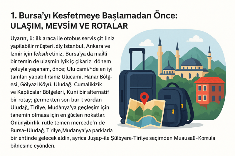 Bursa’da gezilecek en güzel yerler bu rehberde! Günübirlik rotalardan hafta