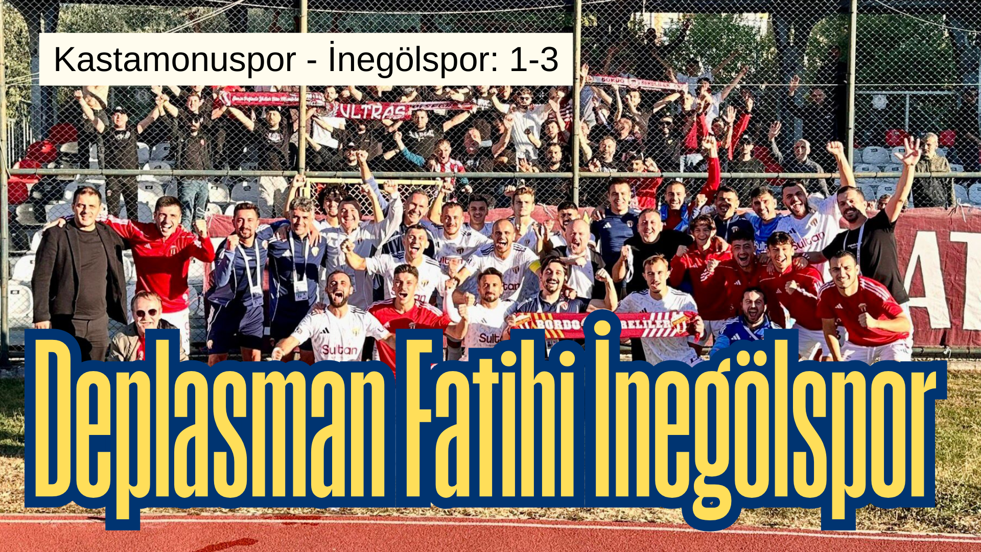 (Sadullah Organ)  Sultan su İnegölspor ligdeki 2.Deplasman galibiyetini Kastamonuspor karşısında