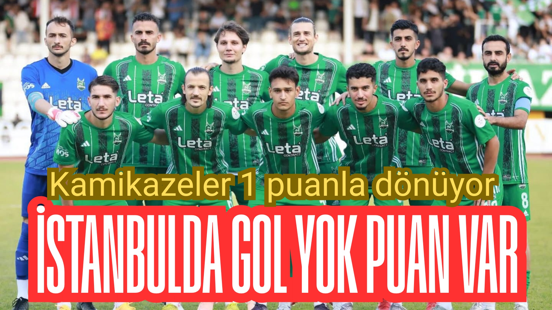 3.Lig 1.Gurupta mücadele eden İnegöl Kafkasspor,deplasmanda karşılaştığı Küçük Çekmeçe Sinopspor