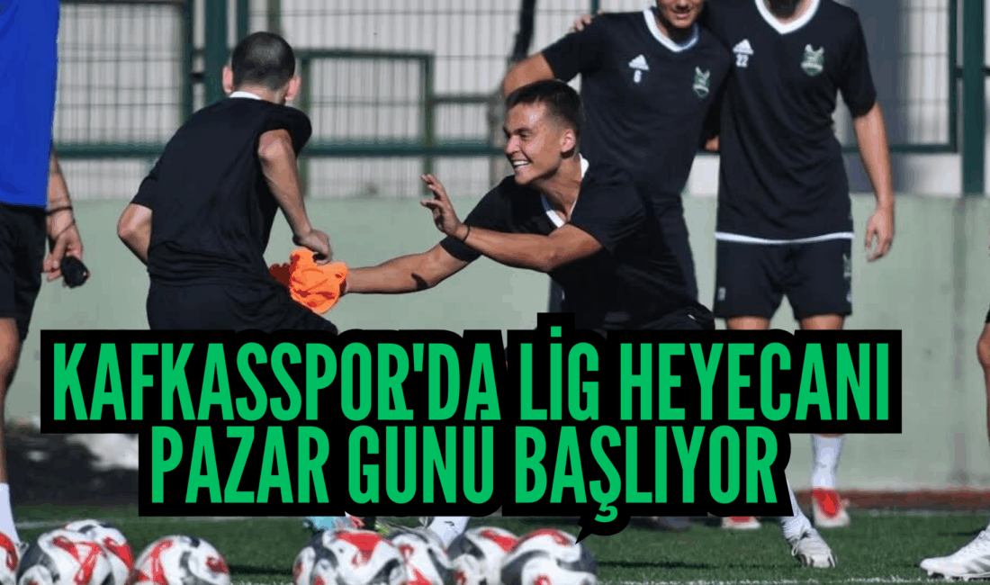 3.Lig 1 gurupta yer alan Kafkasspor 2025-2026 sezonu Pazar günü