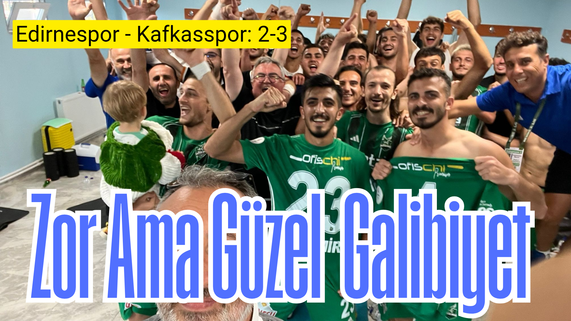 Kafkasspor Edirne deplasmanında 2-0’lık yenilgiden 3-2 galibiyet ile sahadan ayrılarak 