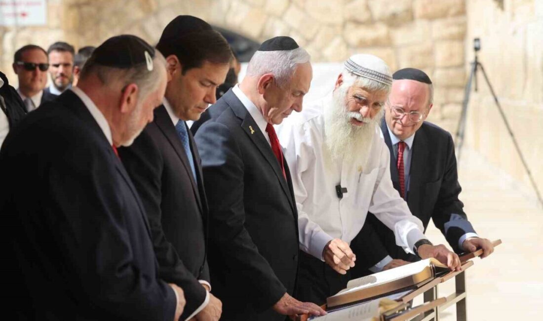 ABD Dışişleri Bakanı Marco Rubio, resmi ziyareti kapsamında geldiği İsrail’de