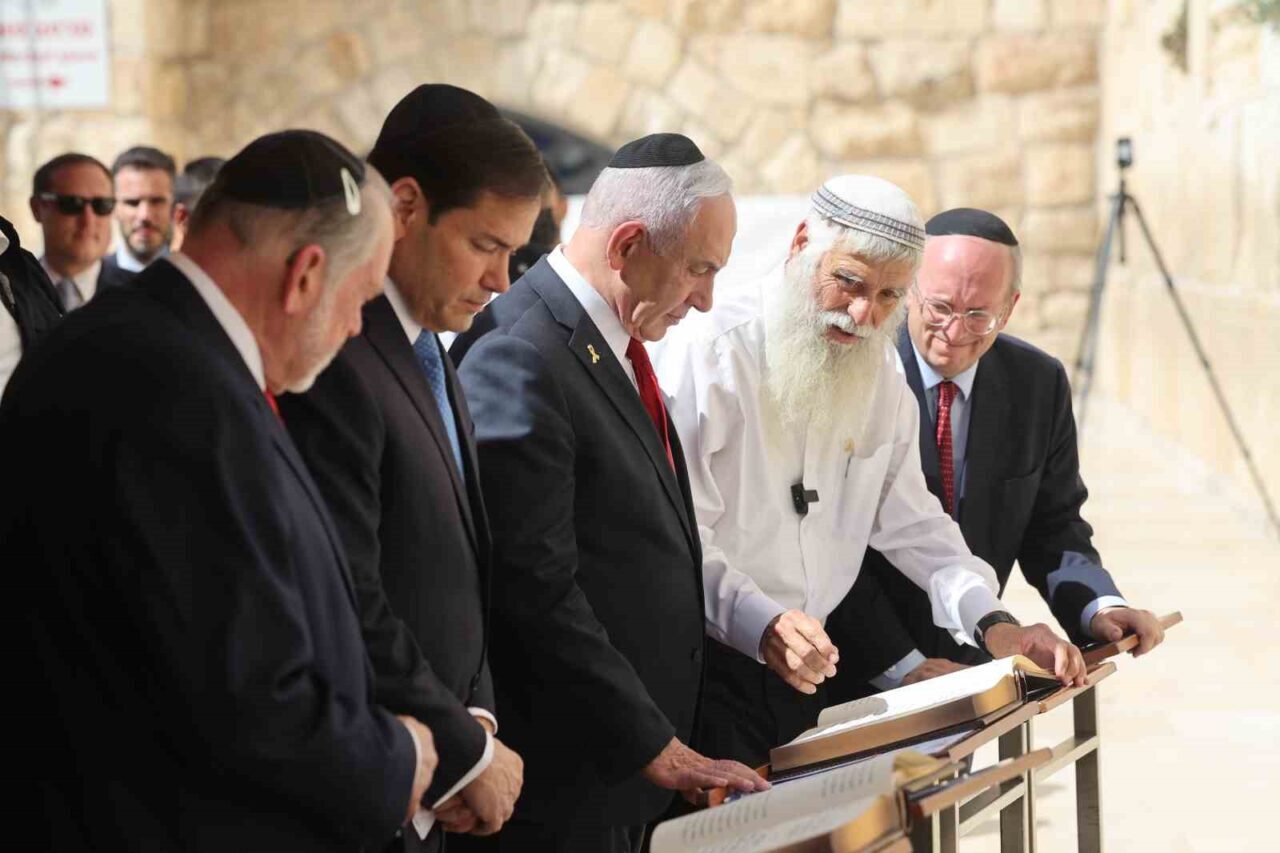 ABD Dışişleri Bakanı Marco Rubio, resmi ziyareti kapsamında geldiği İsrail’de