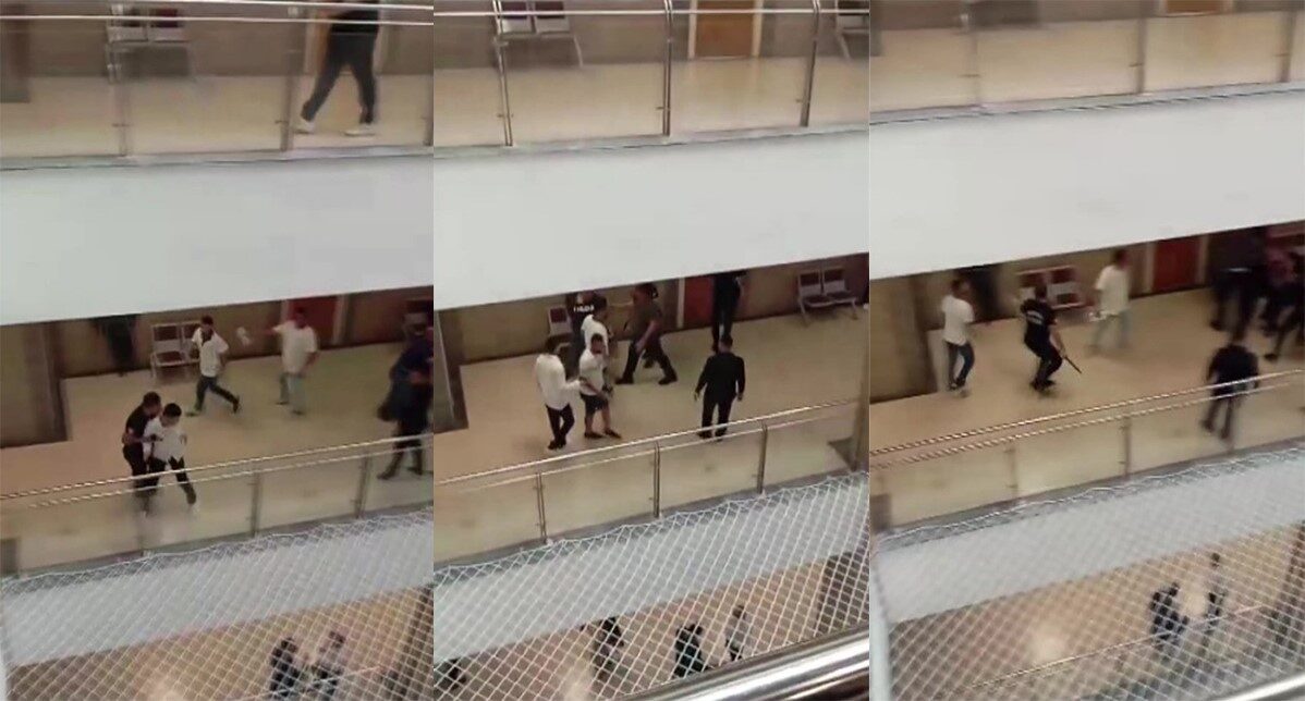 Adana Adliyesi’nde iki grup arasında küfürleşme nedeniyle kavga çıktı. O