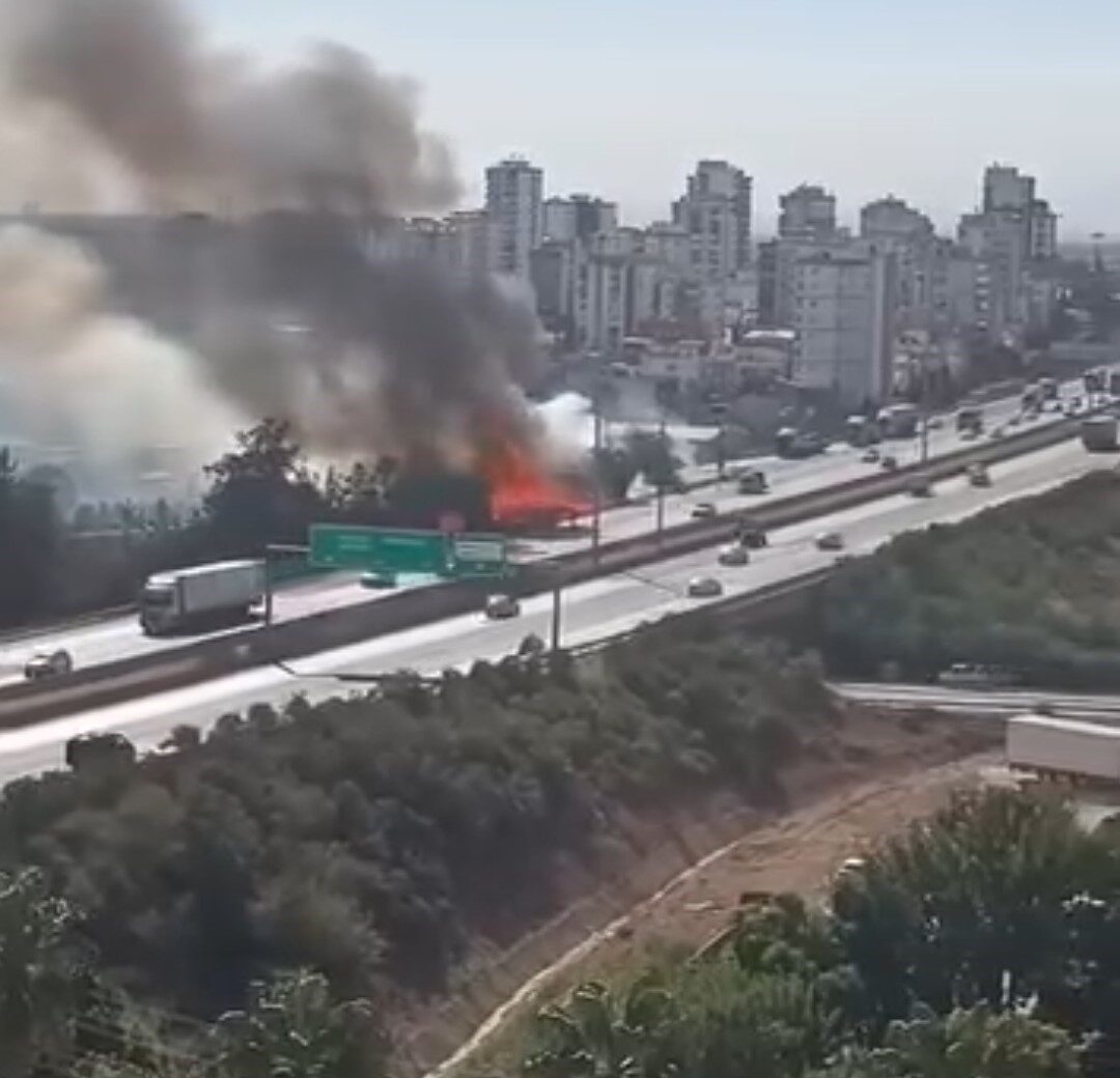 Adana’nın Seyhan ilçesinde otoyol kenarında otluk alanda yangın çıktı. Alınan