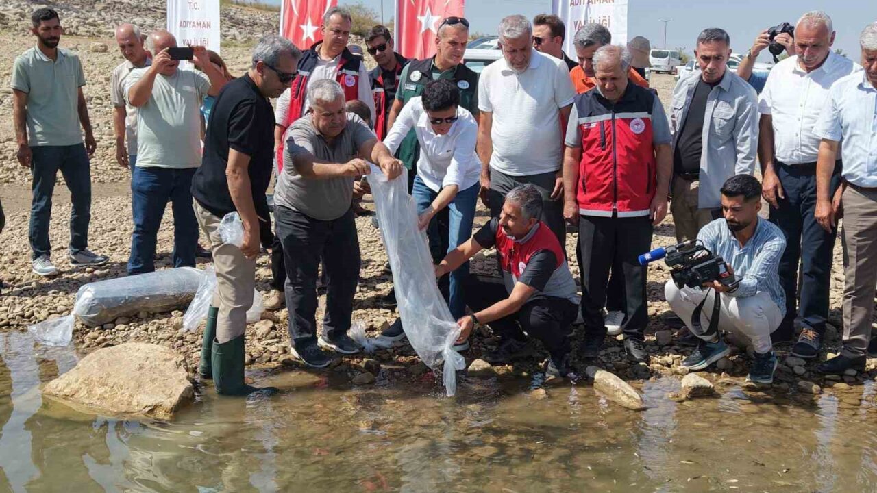 Tarım ve Orman Bakanlığı tarafından yürütülen “Su kaynaklarının balıklandırılması projesi”