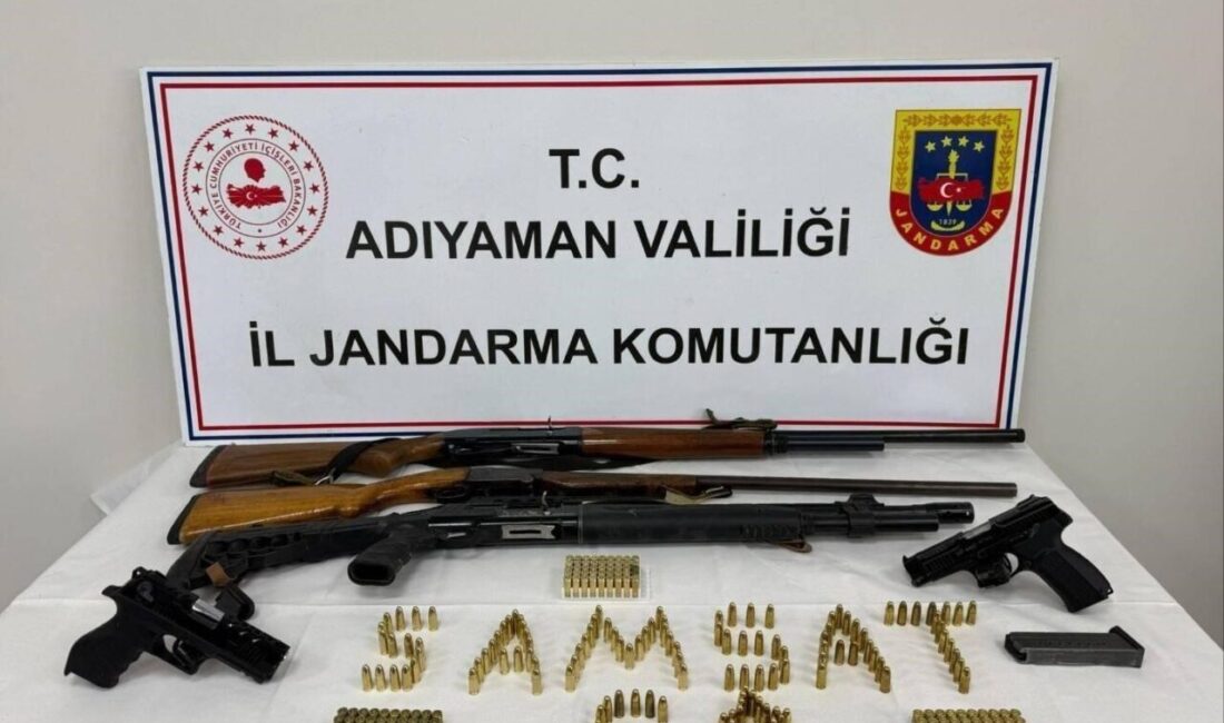 Adıyaman İl Jandarma Komutanlığı ekiplerince silah kaçakçılığına yönelik yürütülen çalışmalar