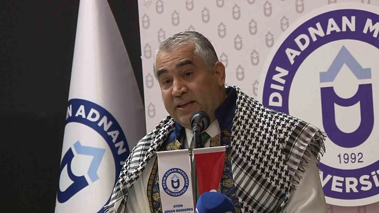 Aydın Adnan Menderes Üniversitesi 2025-2026 Akademik Yılı ilk dersi ’Filistin’