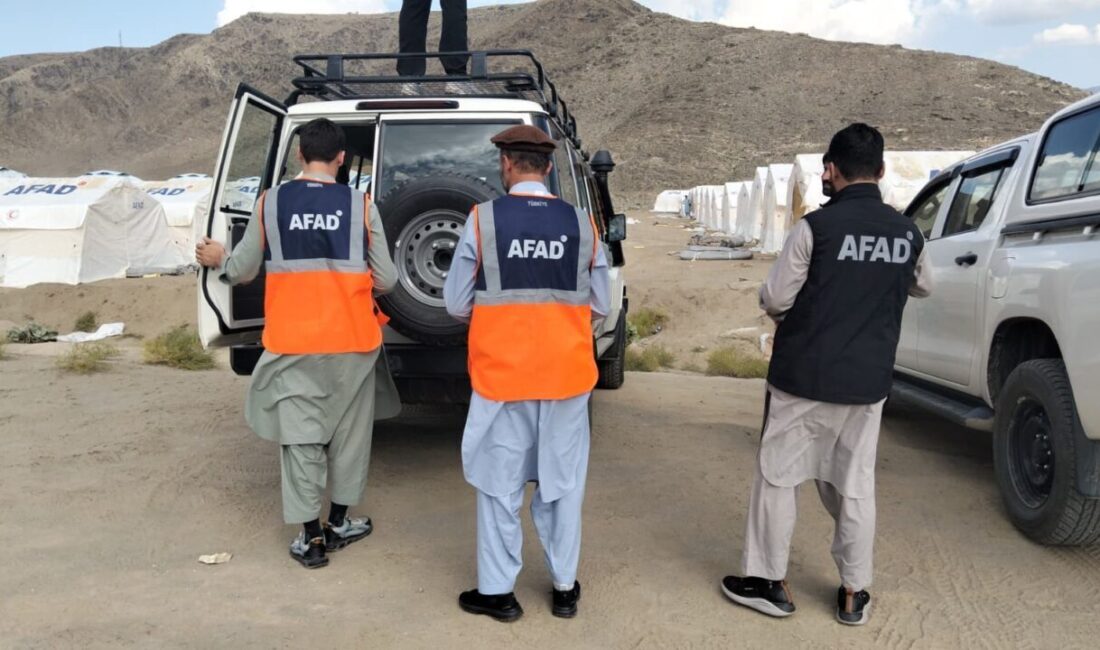Afet ve Acil Durum Yönetimi Başkanlığı (AFAD), Afganistan’daki 6.0 büyüklüğündeki