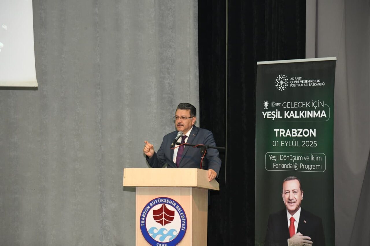 81 İl Yeşil Dönüşüm ve İklim Farkındalığı Programına katılan Trabzon