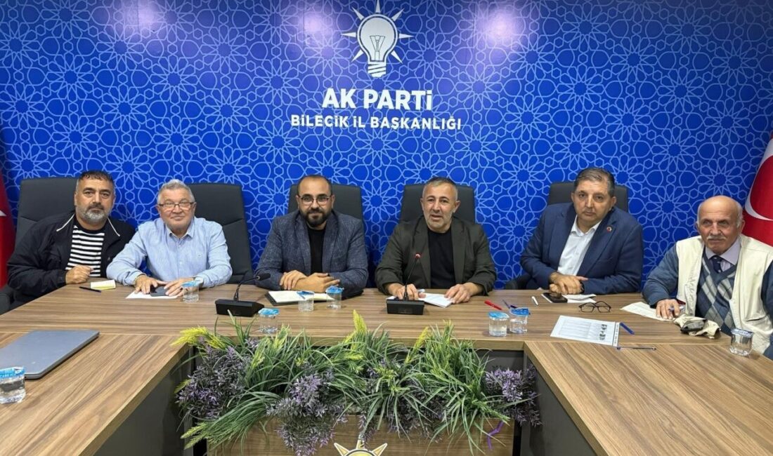 AK Parti Bilecik Merkez İlçe Başkanlığının haftalık olağan yönetim kurulu