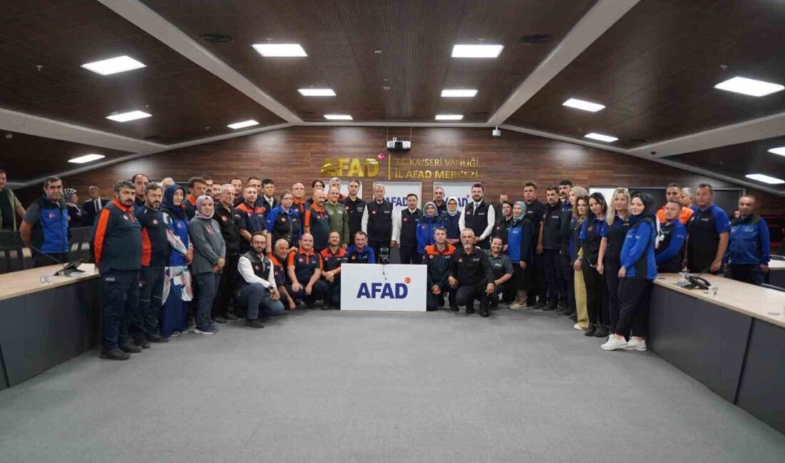 Kayseri’de afet ve acil durumlara ilişkin genel durum değerlendirmesi ve