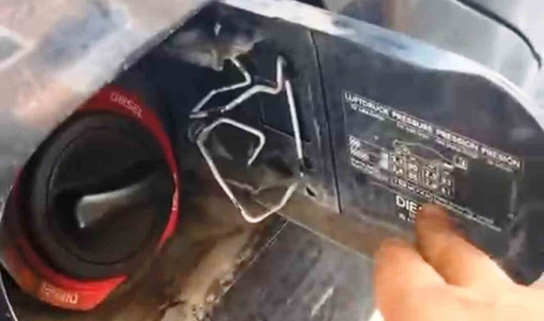 Samsun’da yakıt almak için istasyona giren bir sürücüye büyük şok