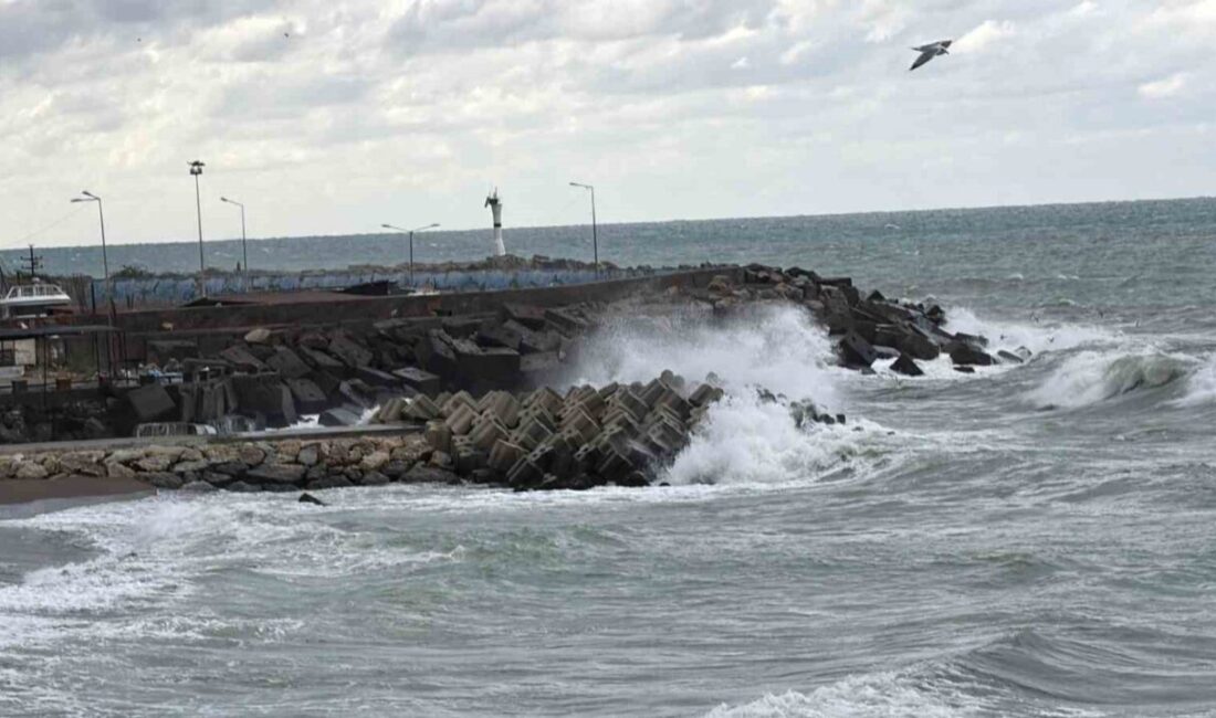 Düzce’nin Akçakoca ilçesinde saatte 30 kilometre hıza çıkan fırtına sebebi