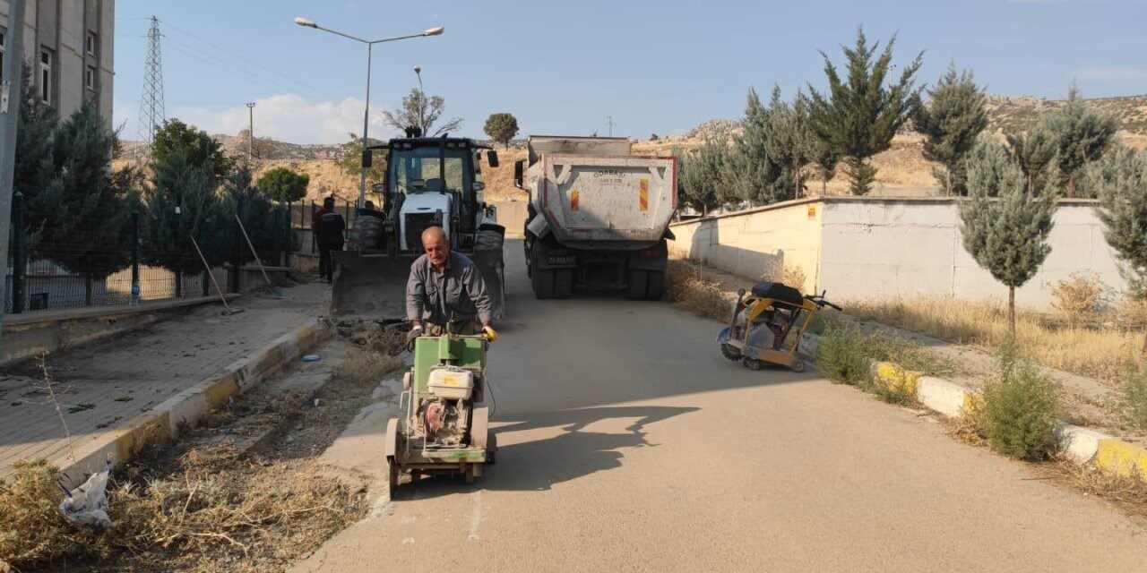 Şırnak merkez okullar bölgesinde AKMERCAN doğalgaz firması tarafından çekilen doğalgaz