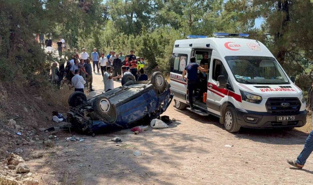 Muğla’nın Seydikemer ilçesinde akrabalarının düğün yemeğine gitmek için yola çıkan