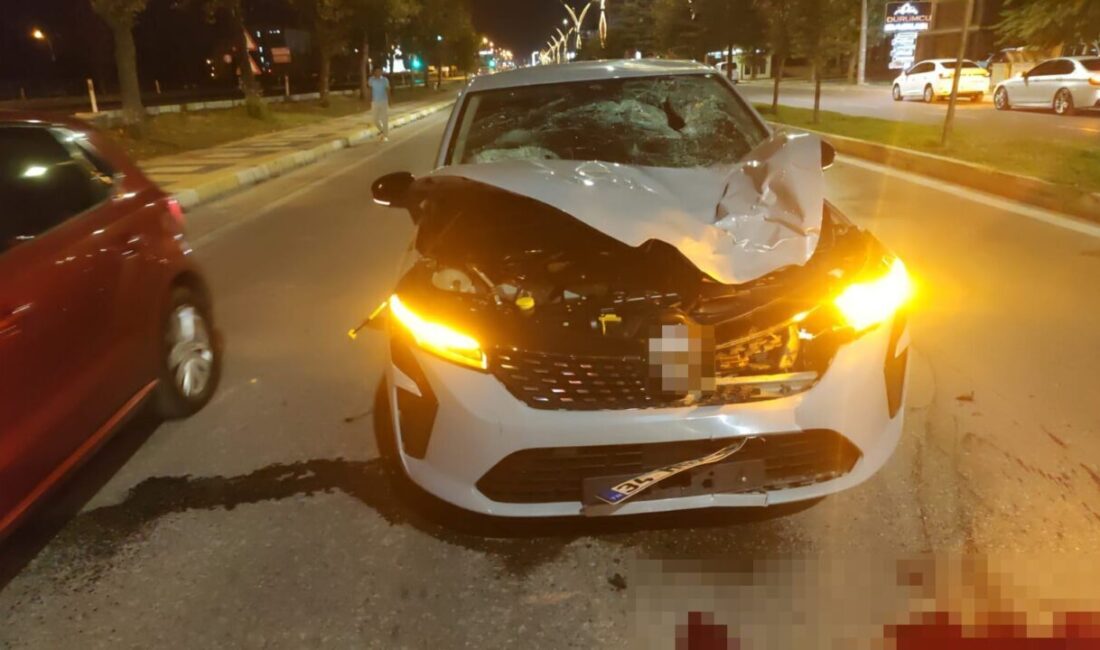 Aksaray’da otomobilin yayaya çarpması sonucu meydana gelen trafik kazasında ağır