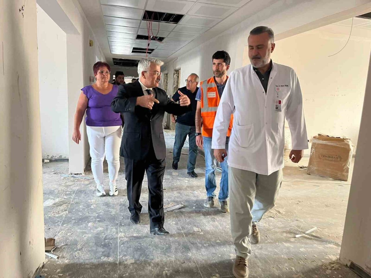 Konya’nın Akşehir İlçe Kaymakamı Dr. Mustafa Yiğit, yapımı devam eden