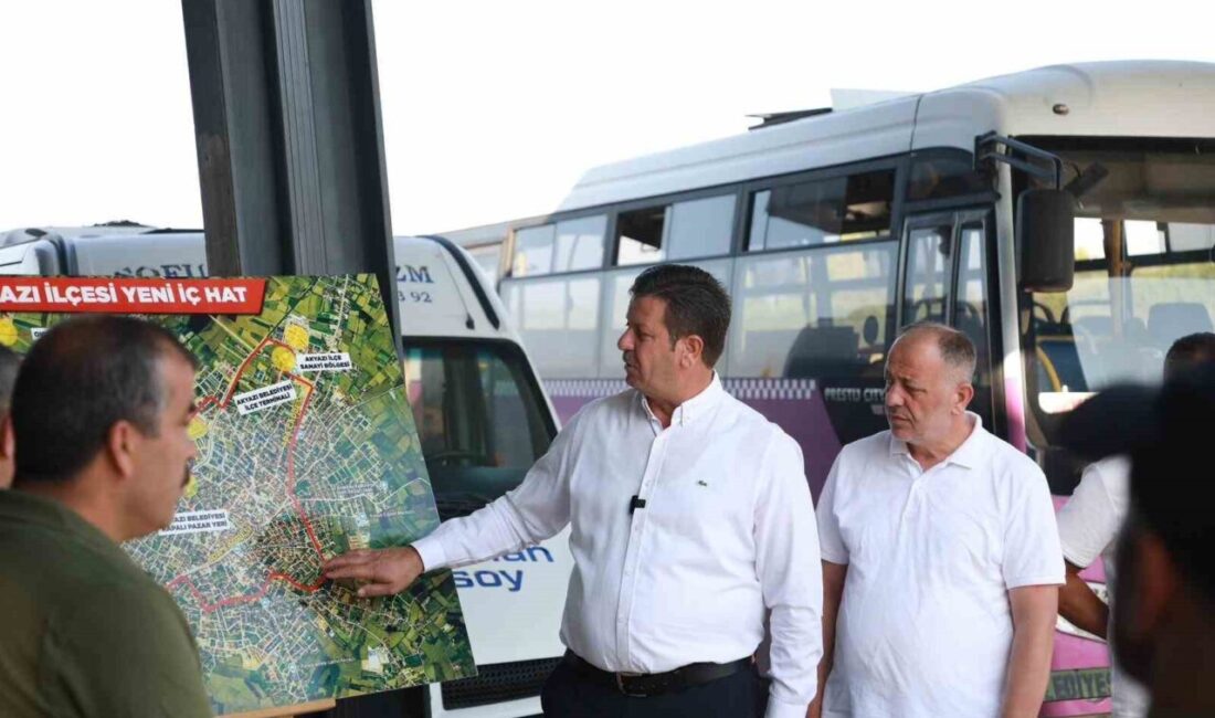 Akyazı’nın toplu ulaşım sistemine eklenen yeni minibüs hattında seferler başladı.