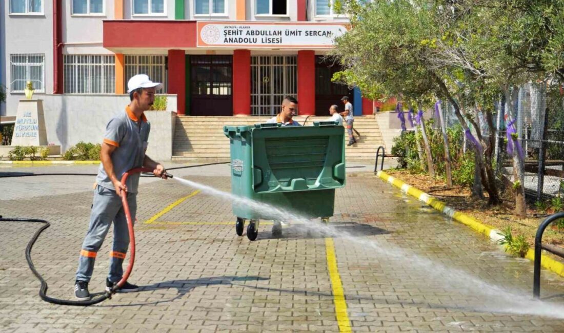 Alanya Belediyesi, 2025-2026 eğitim-öğretim yılı öncesi kent genelindeki okullarda geniş
