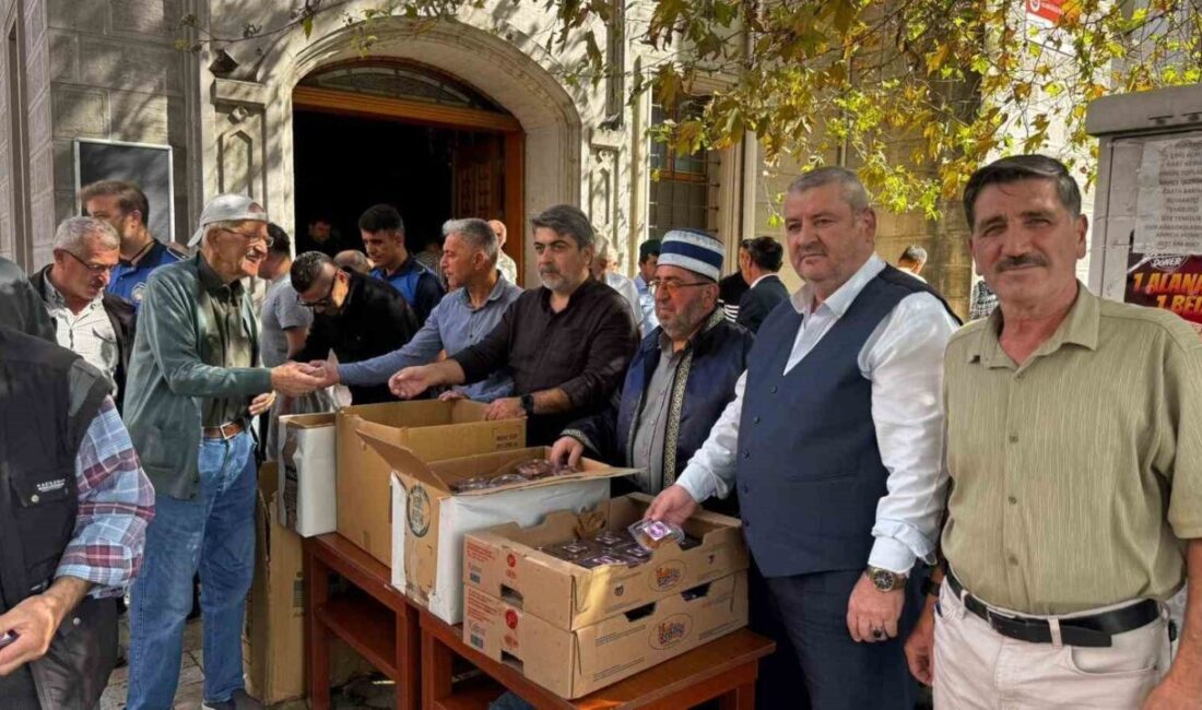Zonguldak’ın Alaplı ilçesinde Ahilik Haftası kapsamında Cuma namazı çıkışında dört