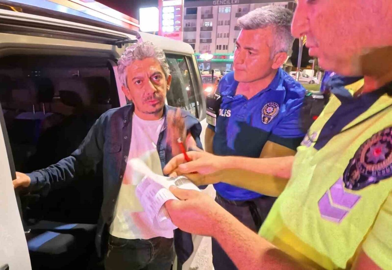 Aksaray’da yasal sınırın neredeyse 6 katı alkol alıp direksiyon başına