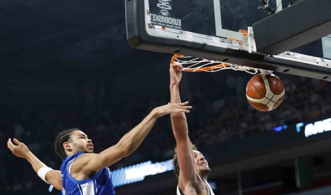 2025 Avrupa Basketbol Şampiyonası (EuroBasket 2025) yarı final maçında Almanya,