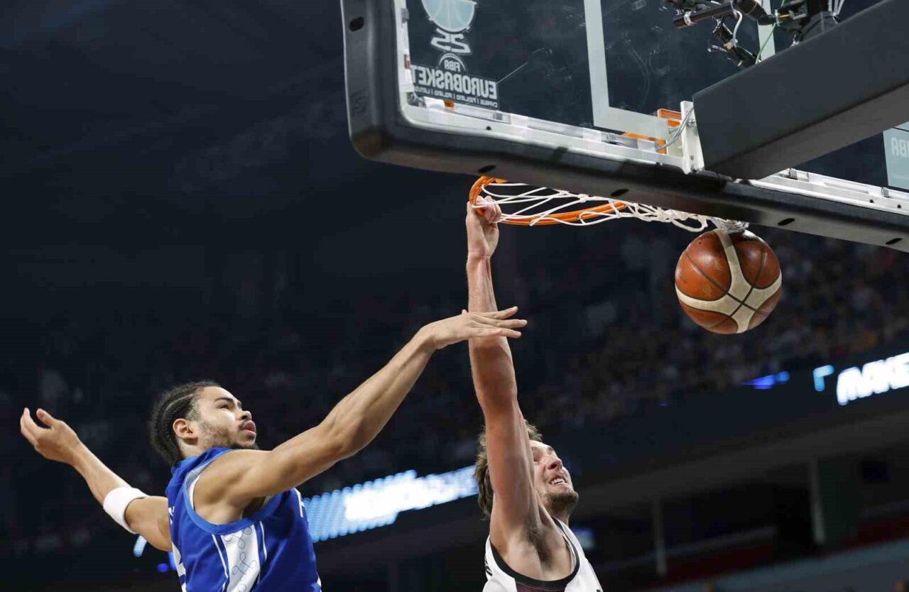 2025 Avrupa Basketbol Şampiyonası (EuroBasket 2025) yarı final maçında Almanya,