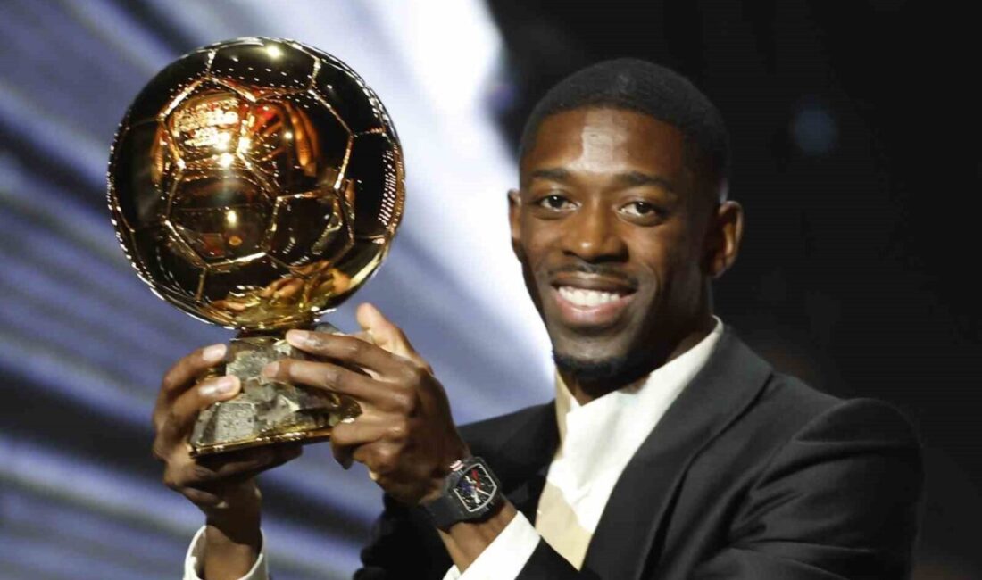 2025 Ballon d’Or (Altın Top) ödülünün sahibi Fransız futbolcu Ousmane
