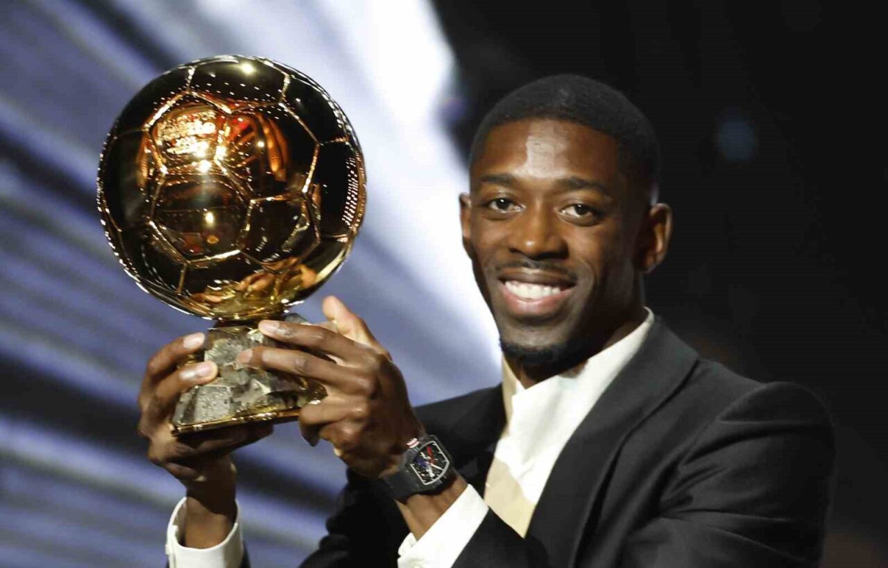 2025 Ballon d’Or (Altın Top) ödülünün sahibi Fransız futbolcu Ousmane