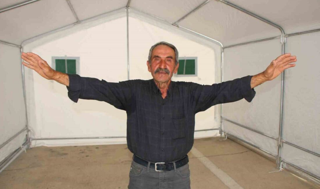 Amasya’da çobanlara 100 adet göçmen çadırı ve güneş enerjisi panel