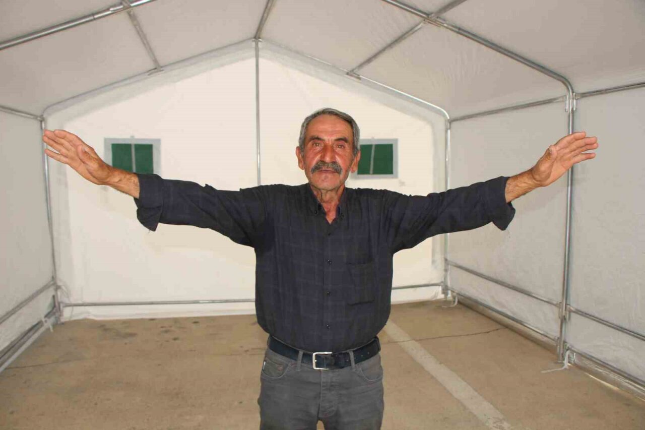 Amasya’da çobanlara 100 adet göçmen çadırı ve güneş enerjisi panel