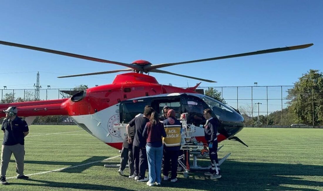 Ordu’nun Korgan ilçesinde yenidoğan ve solunum yetmezliği rahatsızlığı olan bebek,