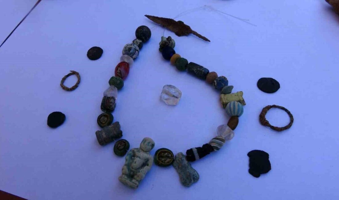 Adıyaman Perre Antik Kentte yürütülen kazı çalışmalarında heyecanlandırılan bir eser