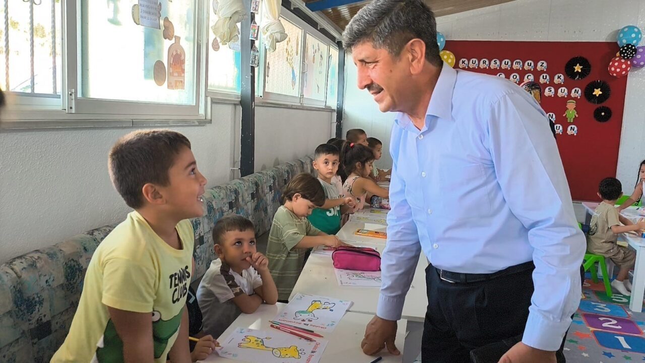 Mersin’in Anamur ilçesinde İlçe Müftülüğüne bağlı 4-6 yaş Kur’an kurslarında